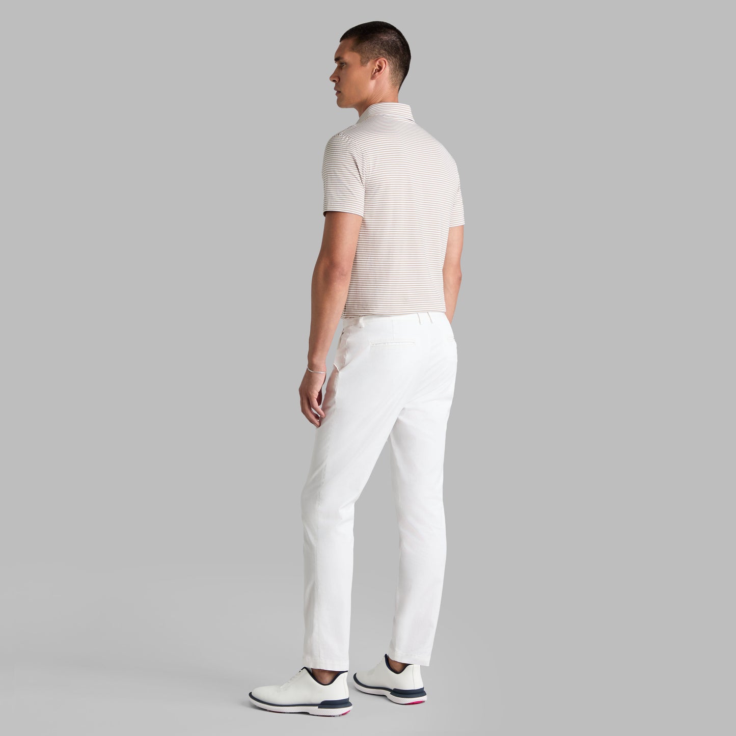 G/FORE ALL PLAY STRIPE STRETCH KNIT POLO