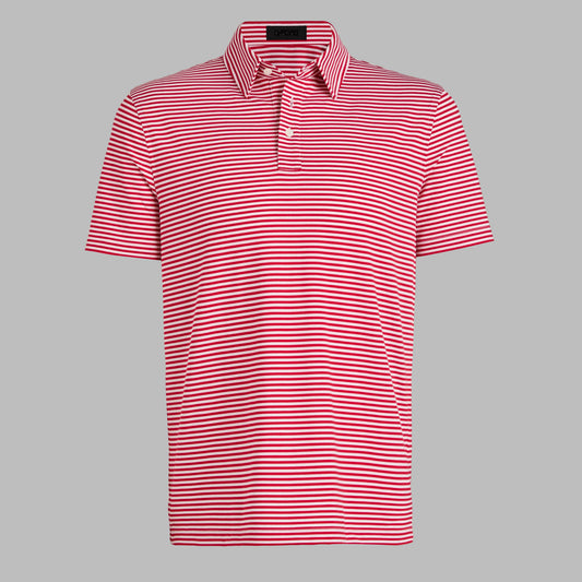 G/FORE ALL PLAY STRIPE STRETCH KNIT POLO