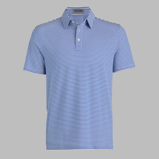 G/FORE ALL PLAY STRIPE STRETCH KNIT POLO