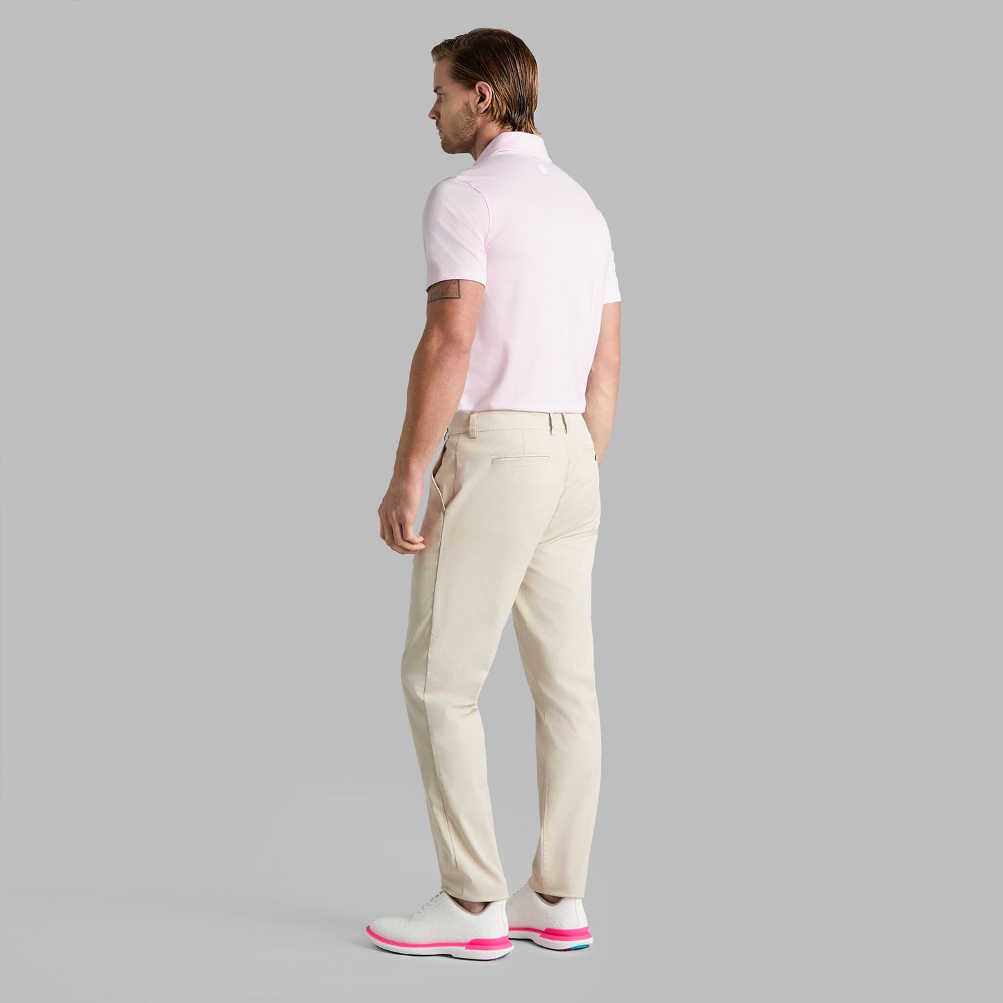 G/FORE ALL PLAY COTTON STRETCH STRAIGHT LEG TROUSER