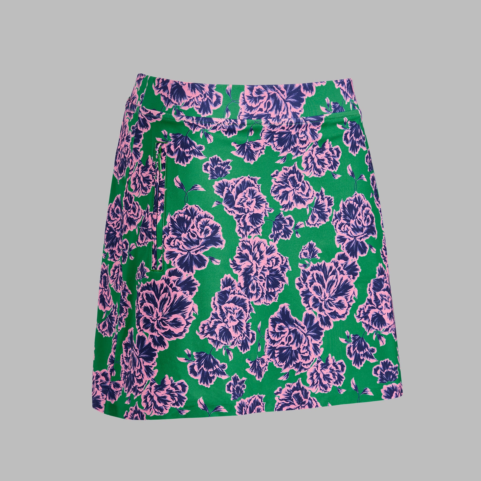 G/FORE STAMPED FLORAL TECH JERSEY SKORT