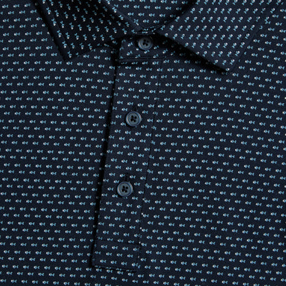 G/FORE GEO ALL PLAY STRETCH KNIT POLO