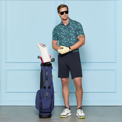 G/FORE SCATTERED DITZY TECH JERSEY POLO