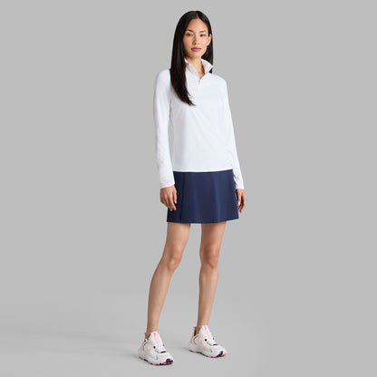 G/FORE SUN SHIELD SILKY TECH NYLON QUARTER ZIP PULLOVER