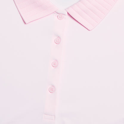 G/FORE PLEATED COLLAR SILKY TECH NYLON SLEEVELESS POLO