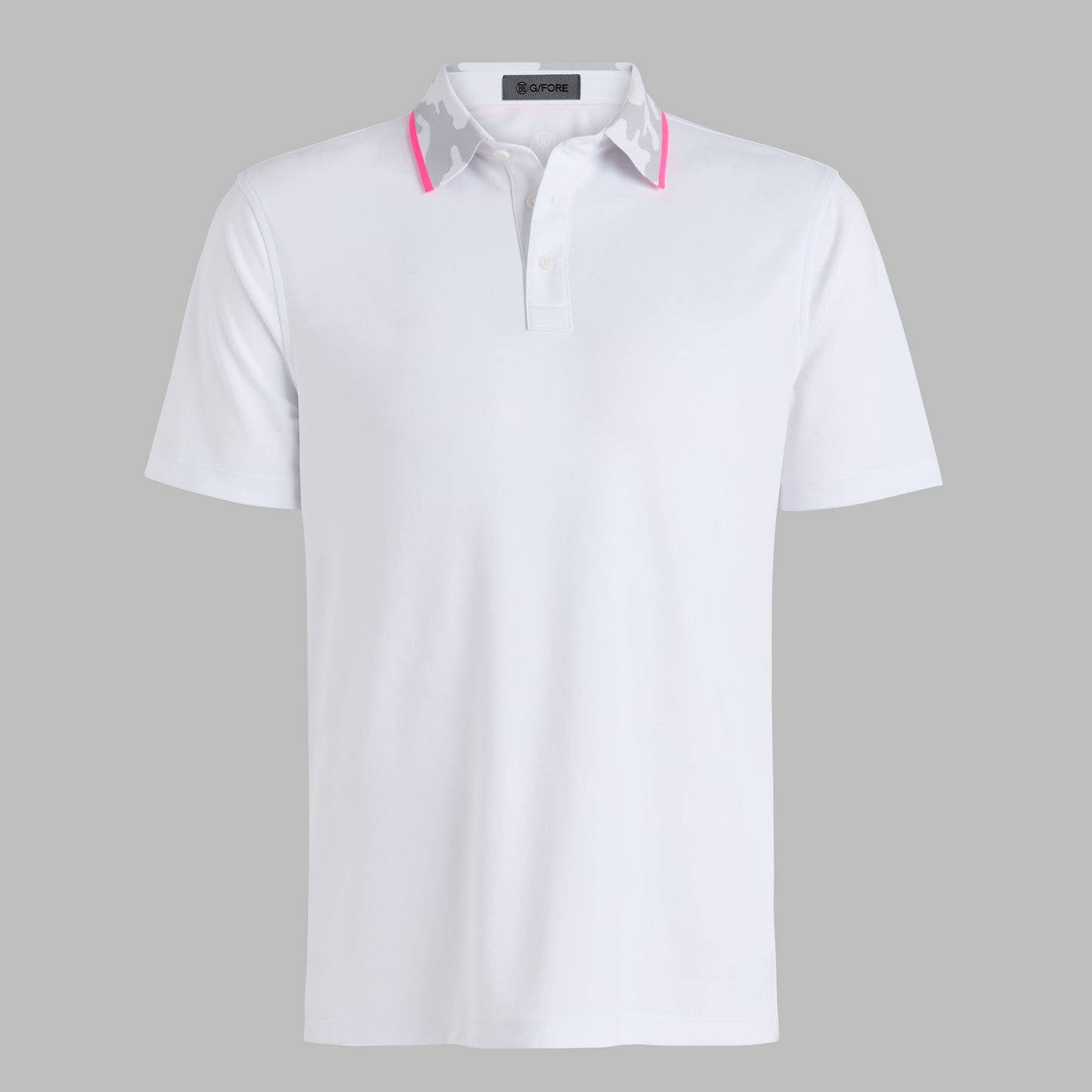G/FORE CAMO COLLAR PERFORMANCE PIQUE POLO