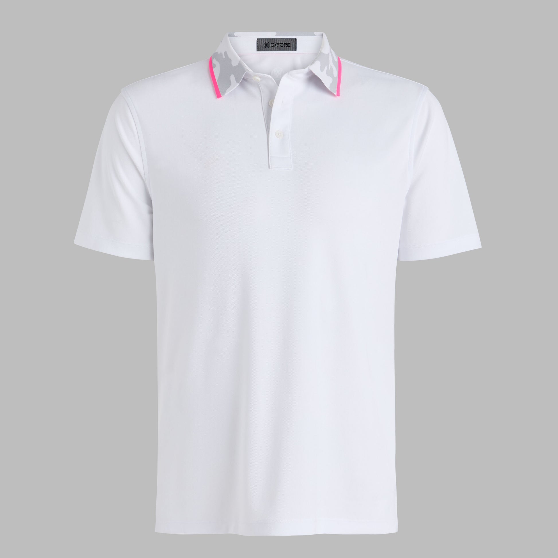 G/FORE CAMO COLLAR PERFORMANCE PIQUE POLO