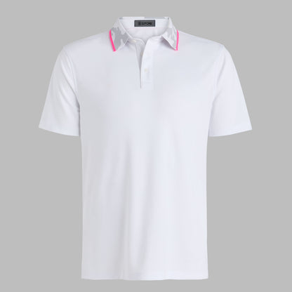G/FORE CAMO COLLAR PERFORMANCE PIQUE POLO