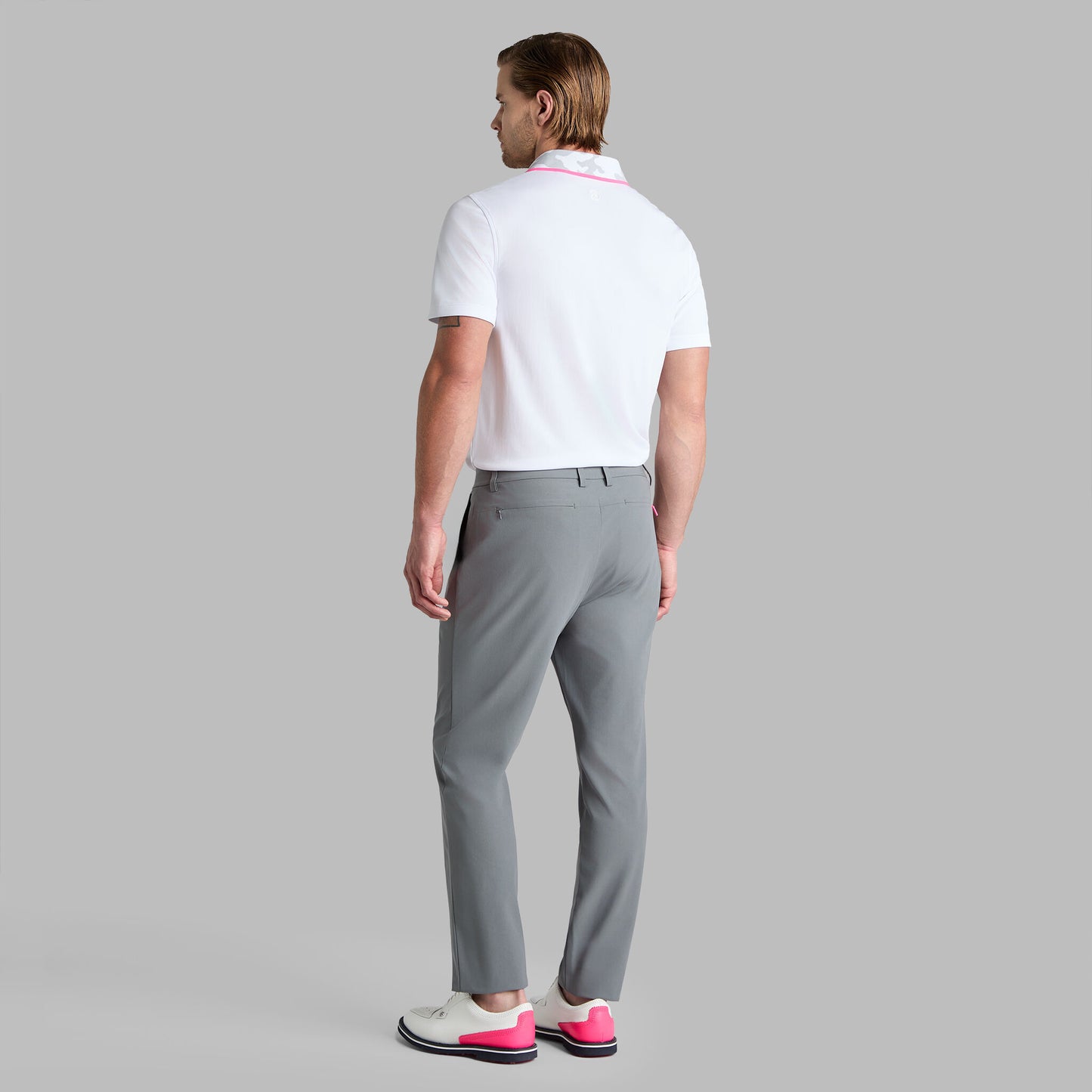 G/FORE CAMO COLLAR PERFORMANCE PIQUE POLO