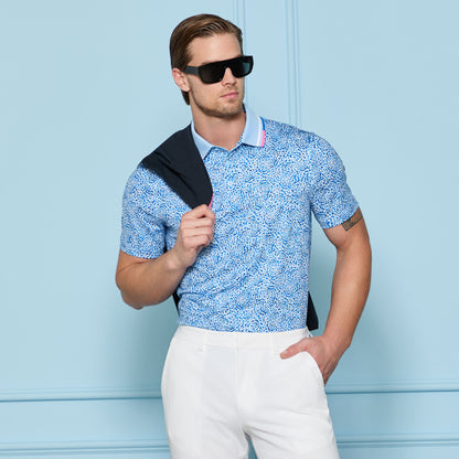 G/FORE FIREWORKS TECH JERSEY POLO