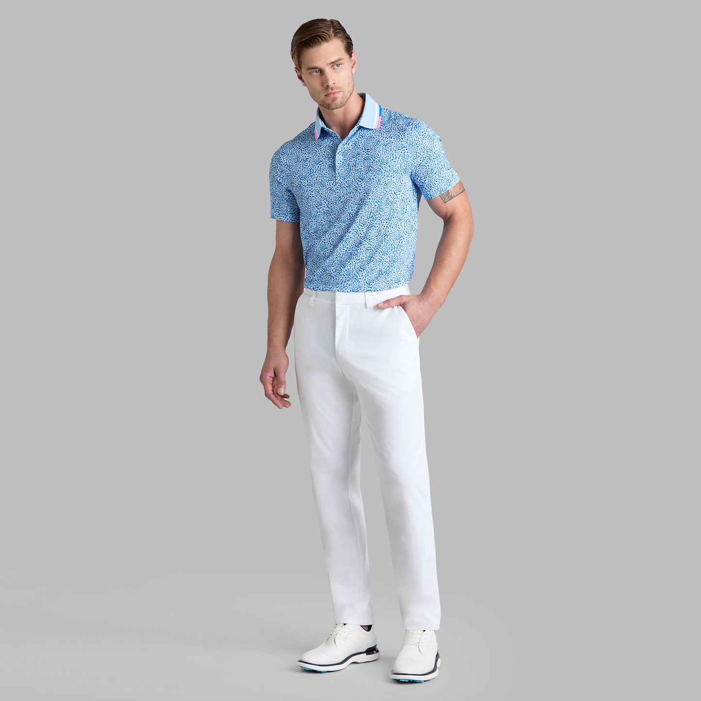 G/FORE FIREWORKS TECH JERSEY POLO