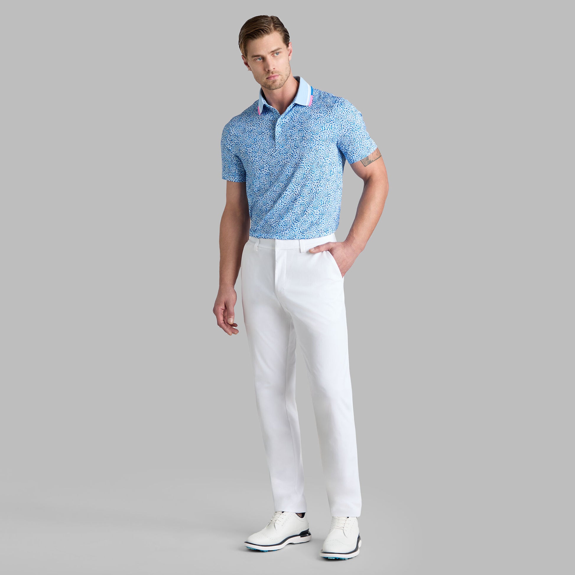G/FORE FIREWORKS TECH JERSEY POLO