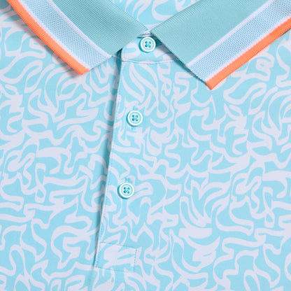 G/FORE SCRIBBLE TECH JERSEY POLO