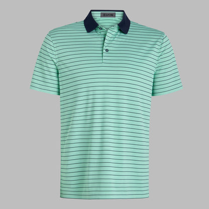 G/FORE HERRINGBONE STRIPE TECH JERSEY POLO
