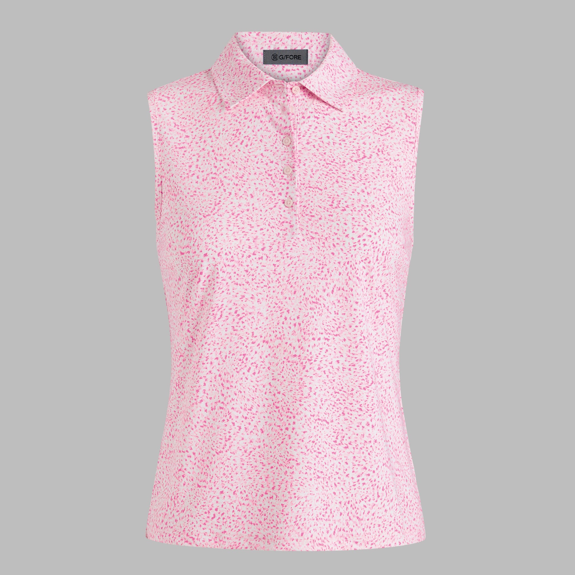 G/FORE FIREWORKS SILKY TECH NYLON SLEEVELESS POLO