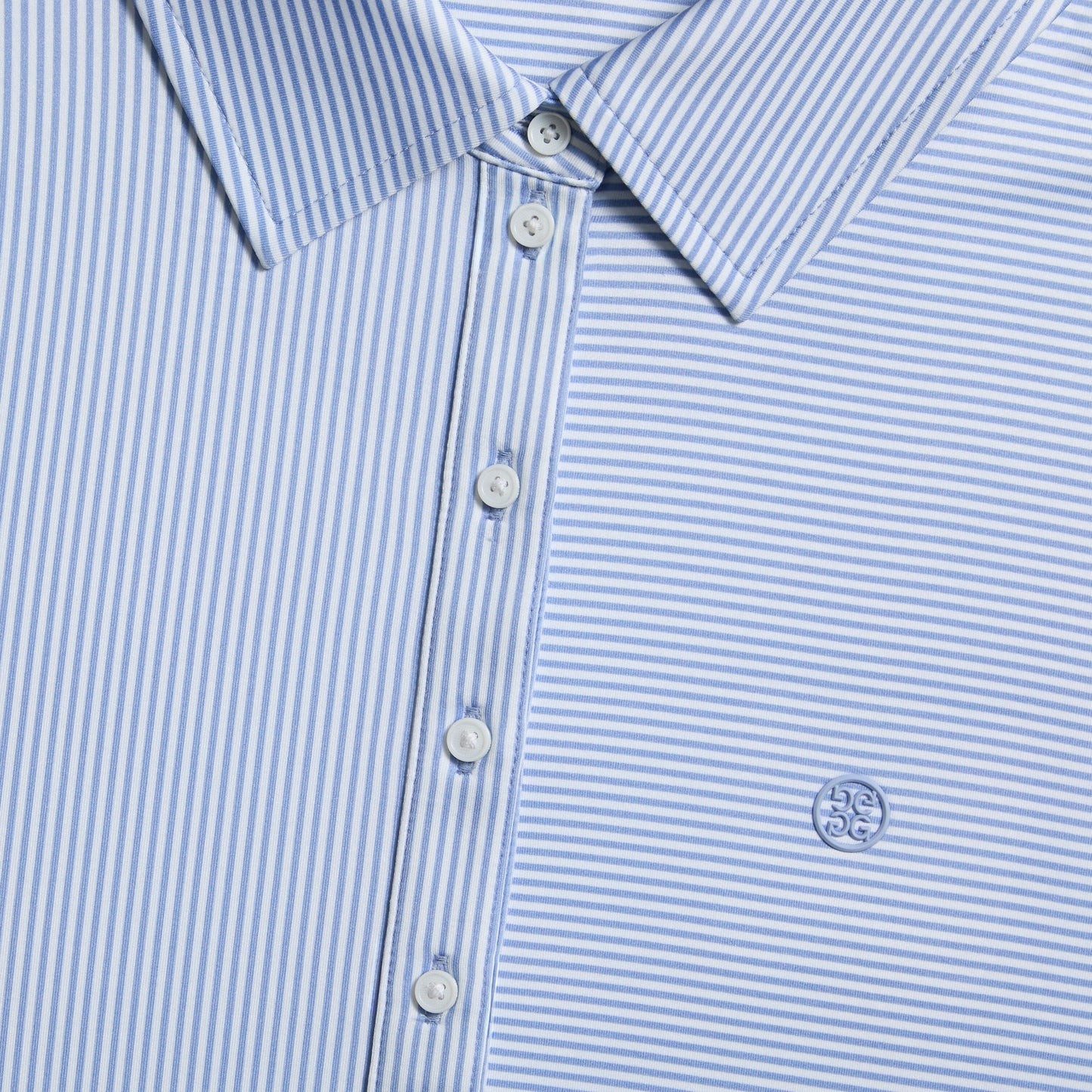 G/FORE MIX STRIPE SHORT SLEEVE POLO