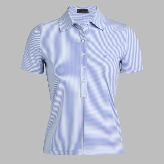 G/FORE MIX STRIPE SHORT SLEEVE POLO