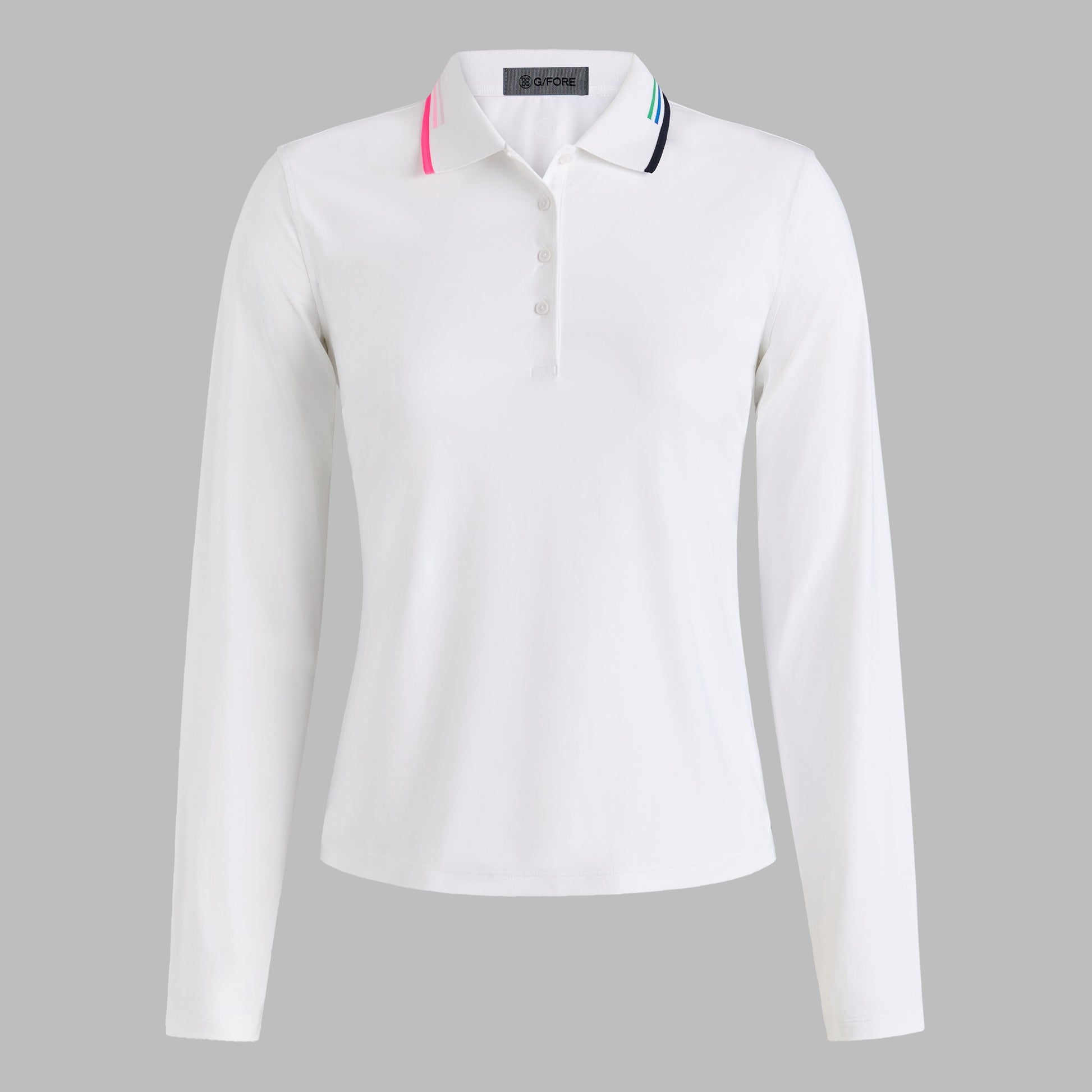 G/FORE SILKY TECH NYLON LONG SLEEVE POLO