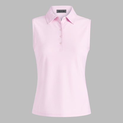 G/FORE GEO TECH PIQUÉ SLEEVELESS POLO