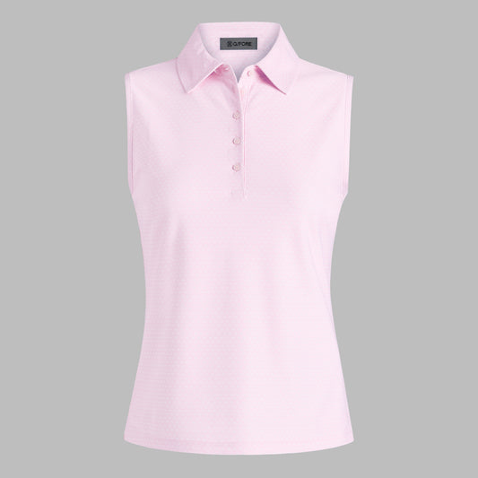 G/FORE GEO TECH PIQUÉ SLEEVELESS POLO
