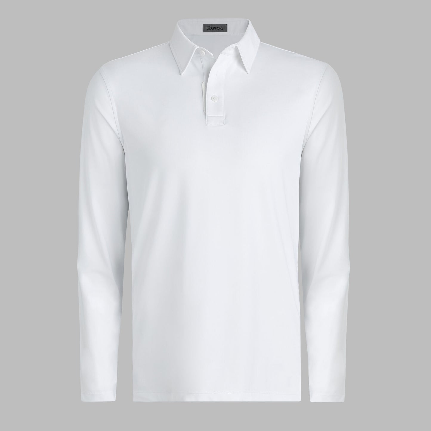G/FORE MÉLANGE ICE NYLON LONG SLEEVE POLO
