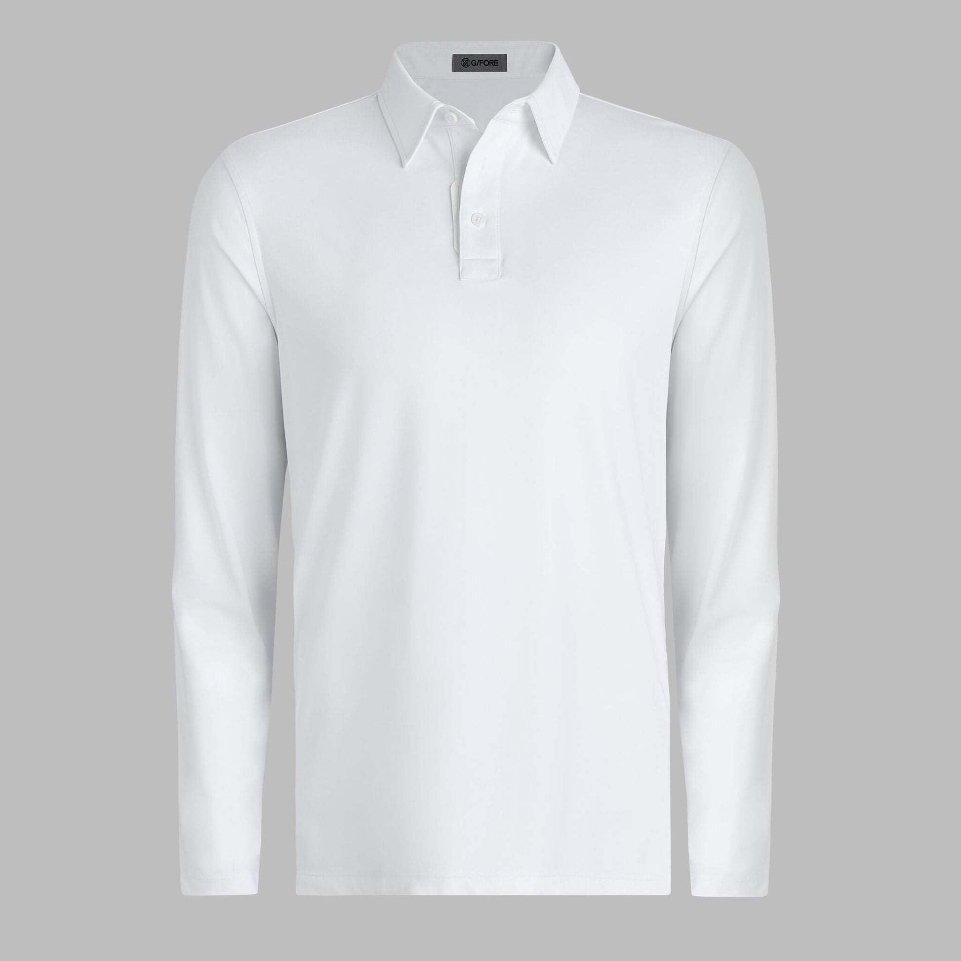 G/FORE MÉLANGE ICE NYLON LONG SLEEVE POLO