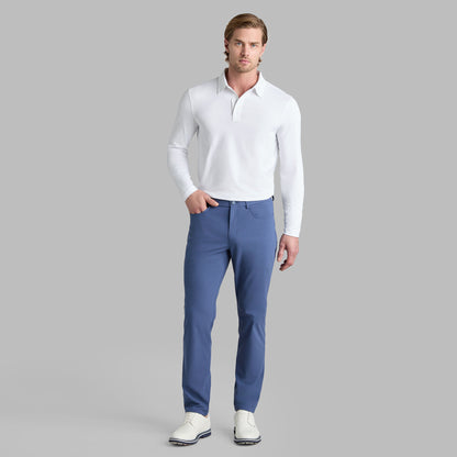G/FORE MÉLANGE ICE NYLON LONG SLEEVE POLO