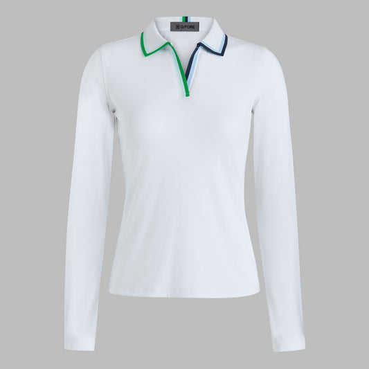 G/FORE JOHNNY COLLAR RIBBED TECH POLO