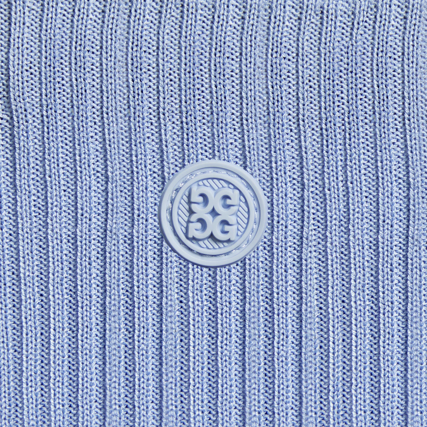 G/FORE COTTON BLEND RIB KNIT FITTED TOP