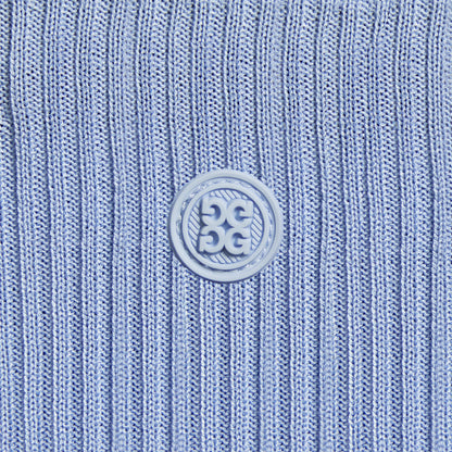 G/FORE COTTON BLEND RIB KNIT FITTED TOP