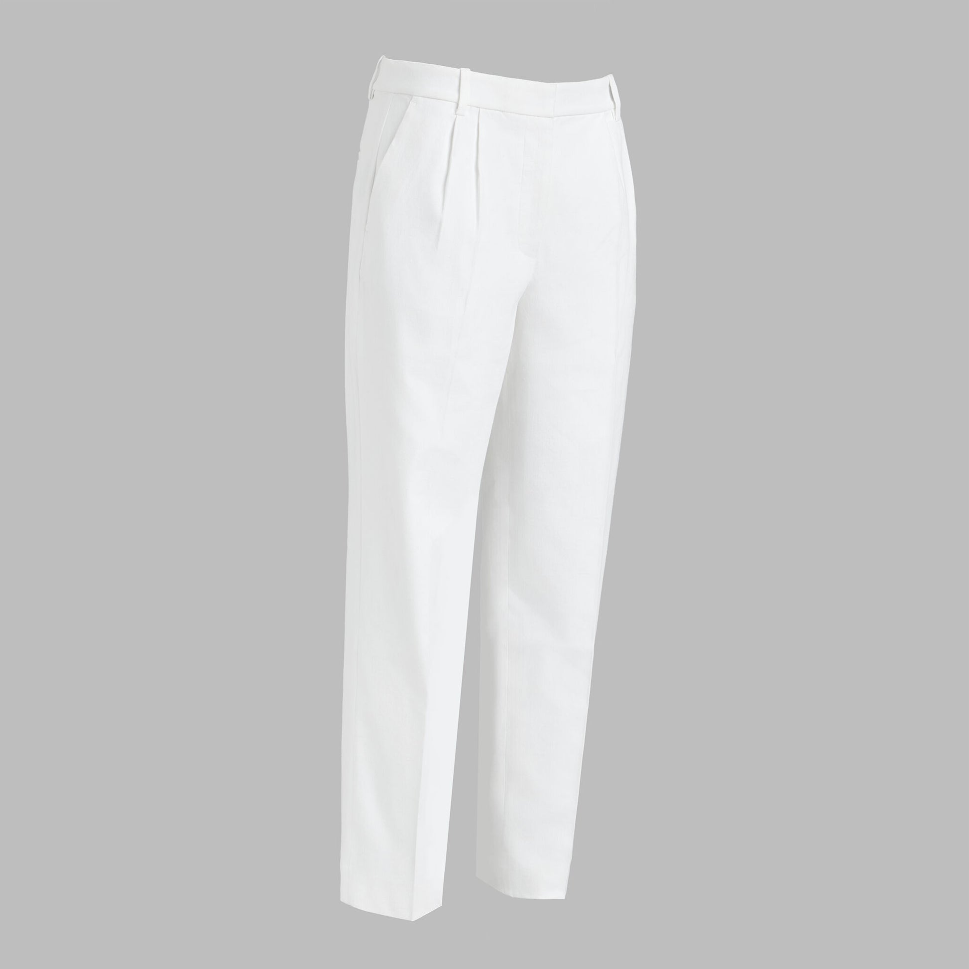 G/FORE LTD RELEASE LINEN CROPPED PLEATED TROUSER