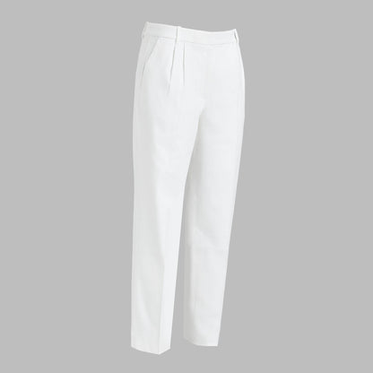 G/FORE LTD RELEASE LINEN CROPPED PLEATED TROUSER