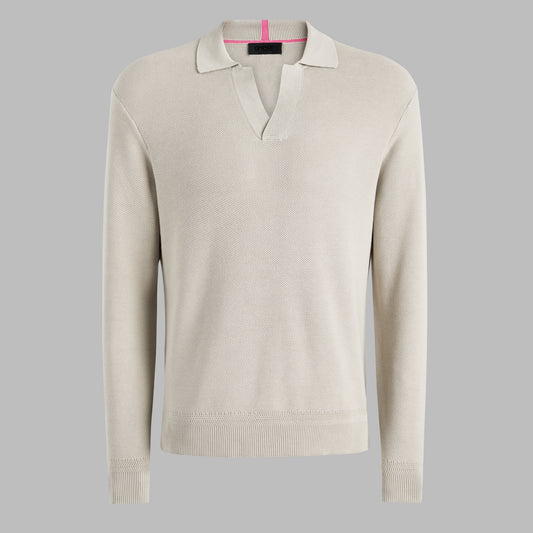 G/FORE JOHNNY COLLAR COOLING COTTON SWEATER POLO