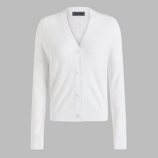 G/FORE POINTELLE G SWEATER CARDIGAN