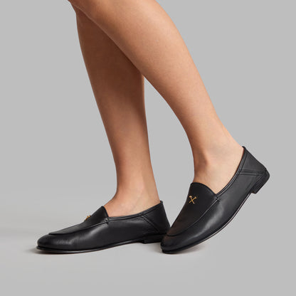G/FORE METAL TEES LEATHER FLEX LOAFER