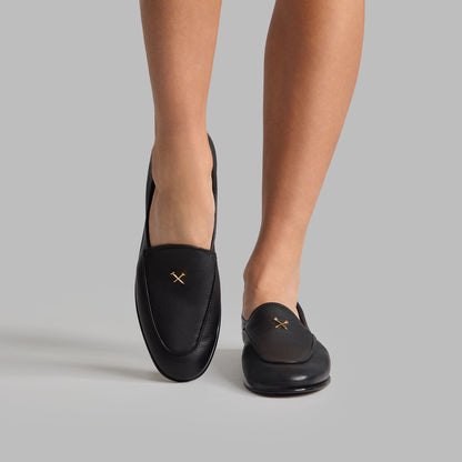 G/FORE METAL TEES LEATHER FLEX LOAFER