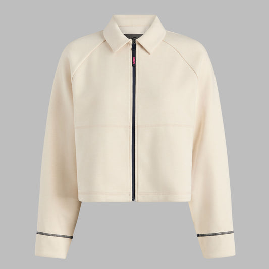G/FORE COZY DOUBLE KNIT CROPPED COLLARED JACKET
