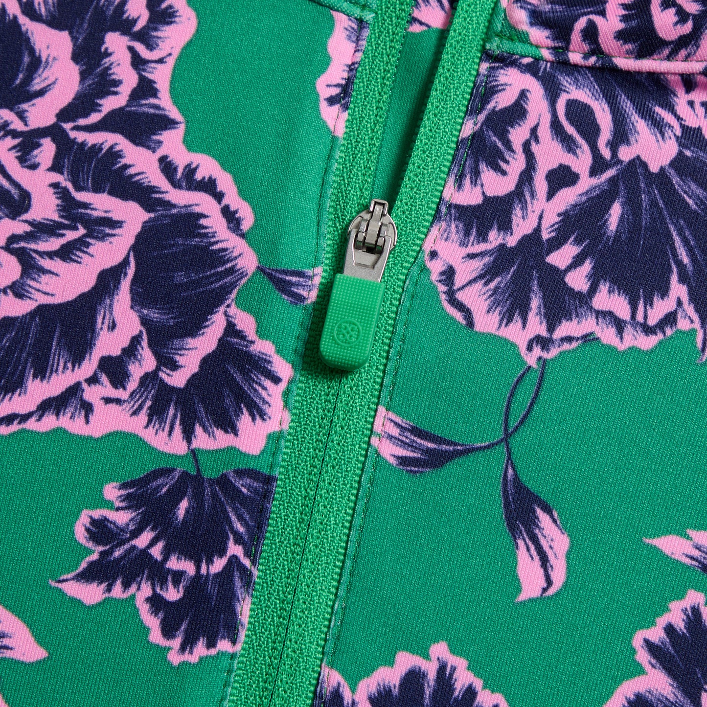 G/FORE STAMPED FLORAL TECH JERSEY PULLOVER