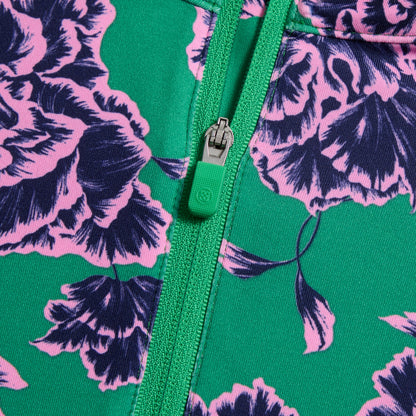 G/FORE STAMPED FLORAL TECH JERSEY PULLOVER