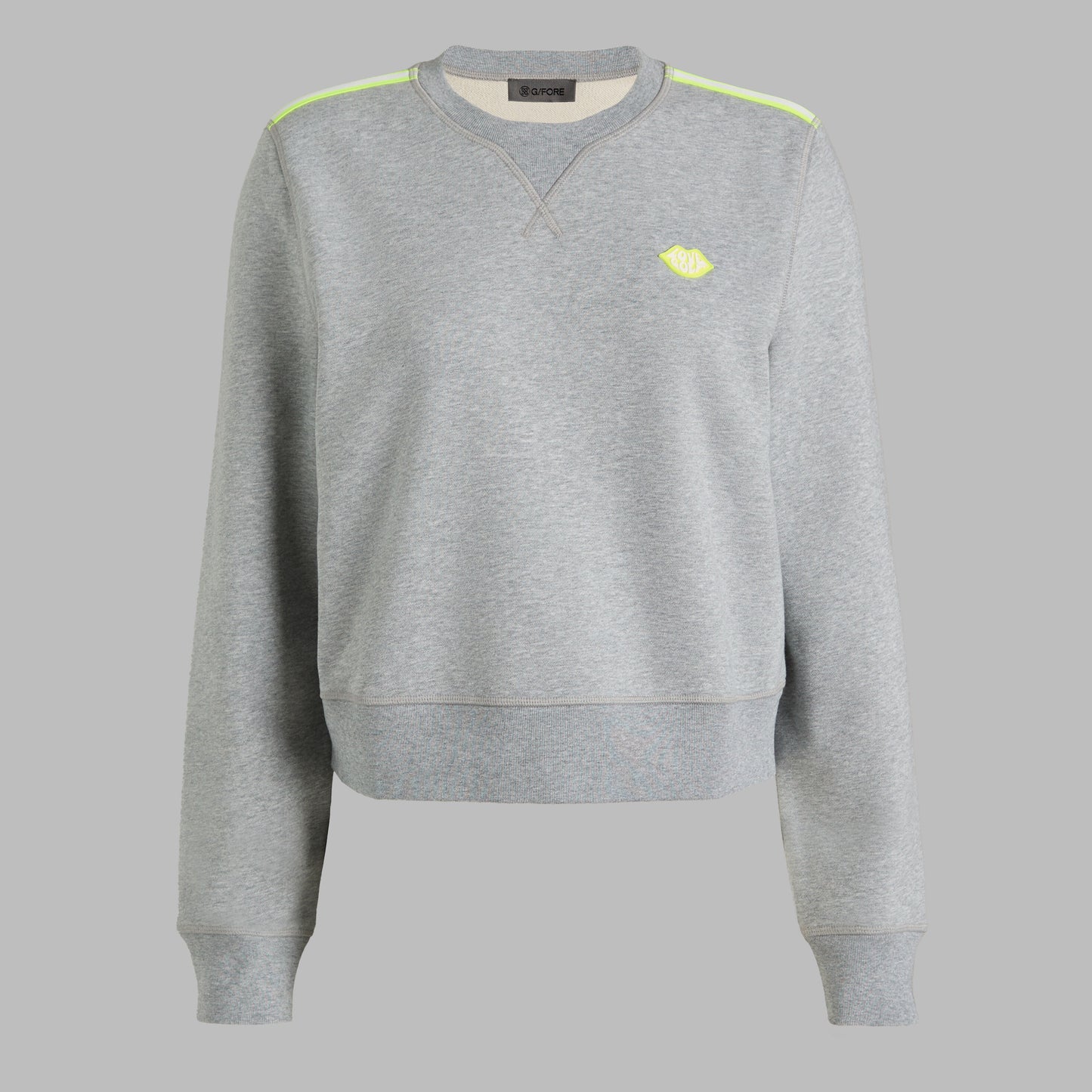 G/FORE BRUSHED BACK FRENCH TERRY SWEATSHIRT