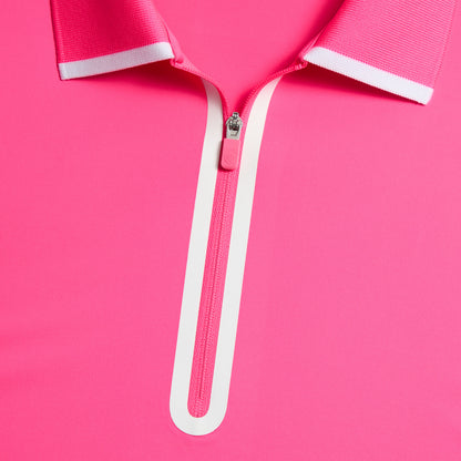 G/FORE SILKY TECH NYLON LONG SLEEVE 1/4 ZIP POLO