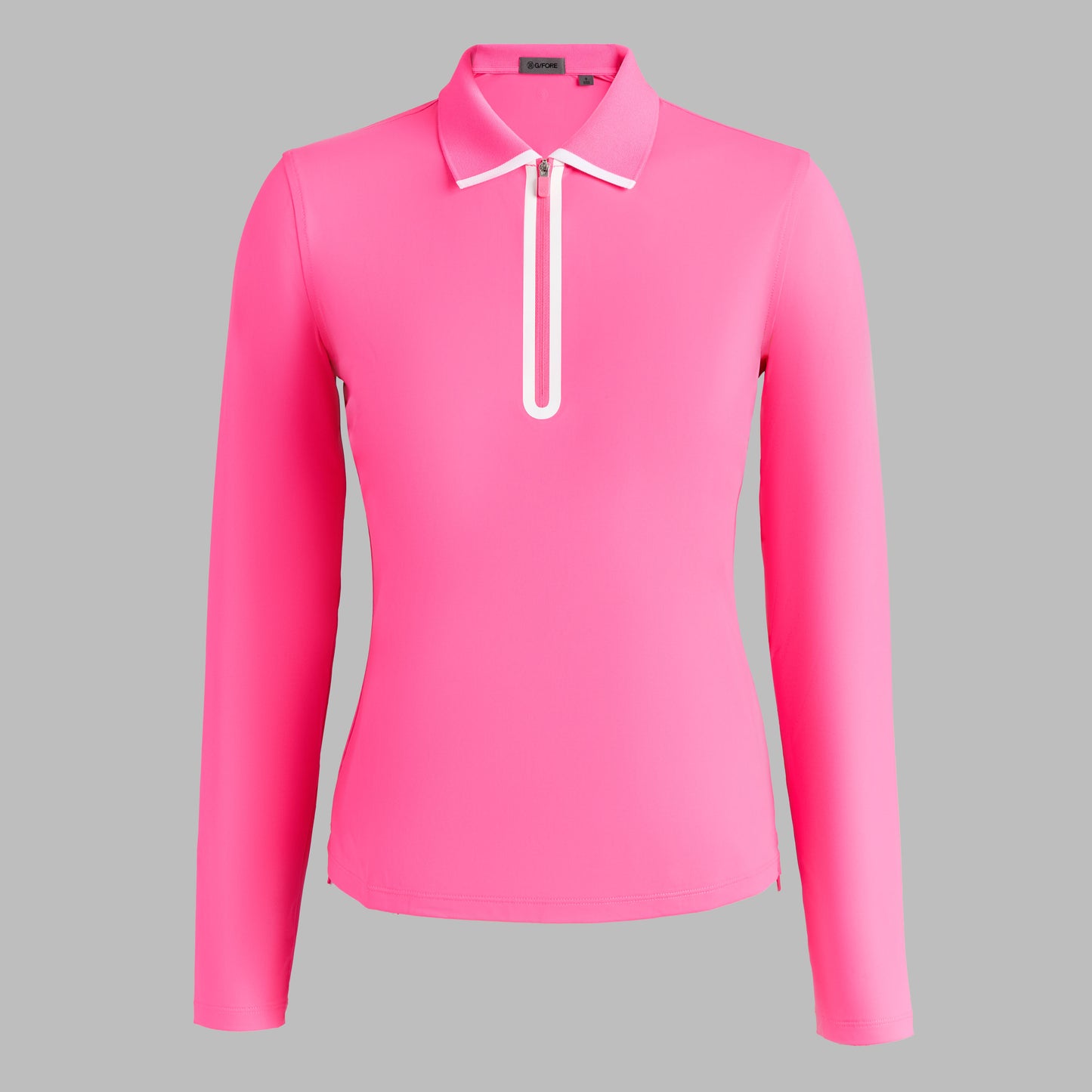G/FORE SILKY TECH NYLON LONG SLEEVE 1/4 ZIP POLO