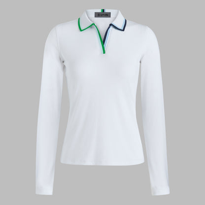 G/FORE JOHNNY COLLAR RIBBED TECH POLO