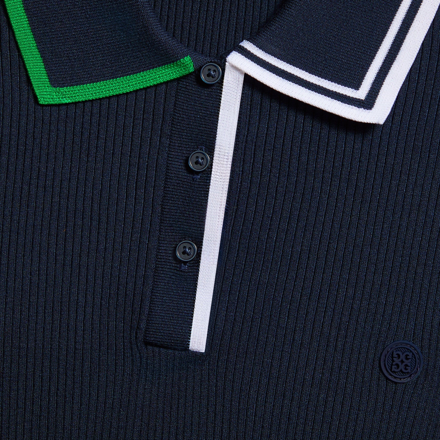 G/FORE VISCOSE BLEND LONG SLEEVE KNIT POLO