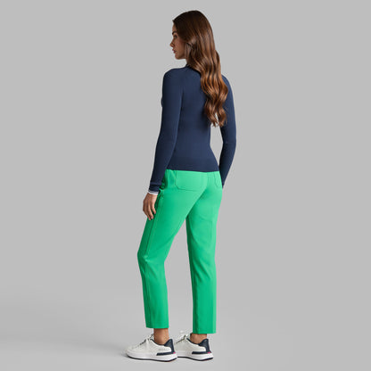 G/FORE VISCOSE BLEND LONG SLEEVE KNIT POLO