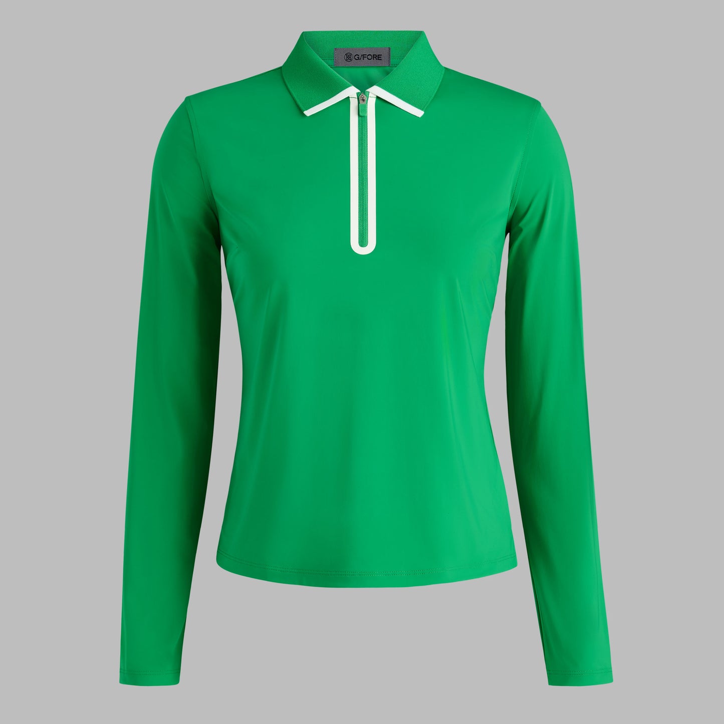 G/FORE SILKY TECH NYLON LONG SLEEVE 1/4 ZIP POLO