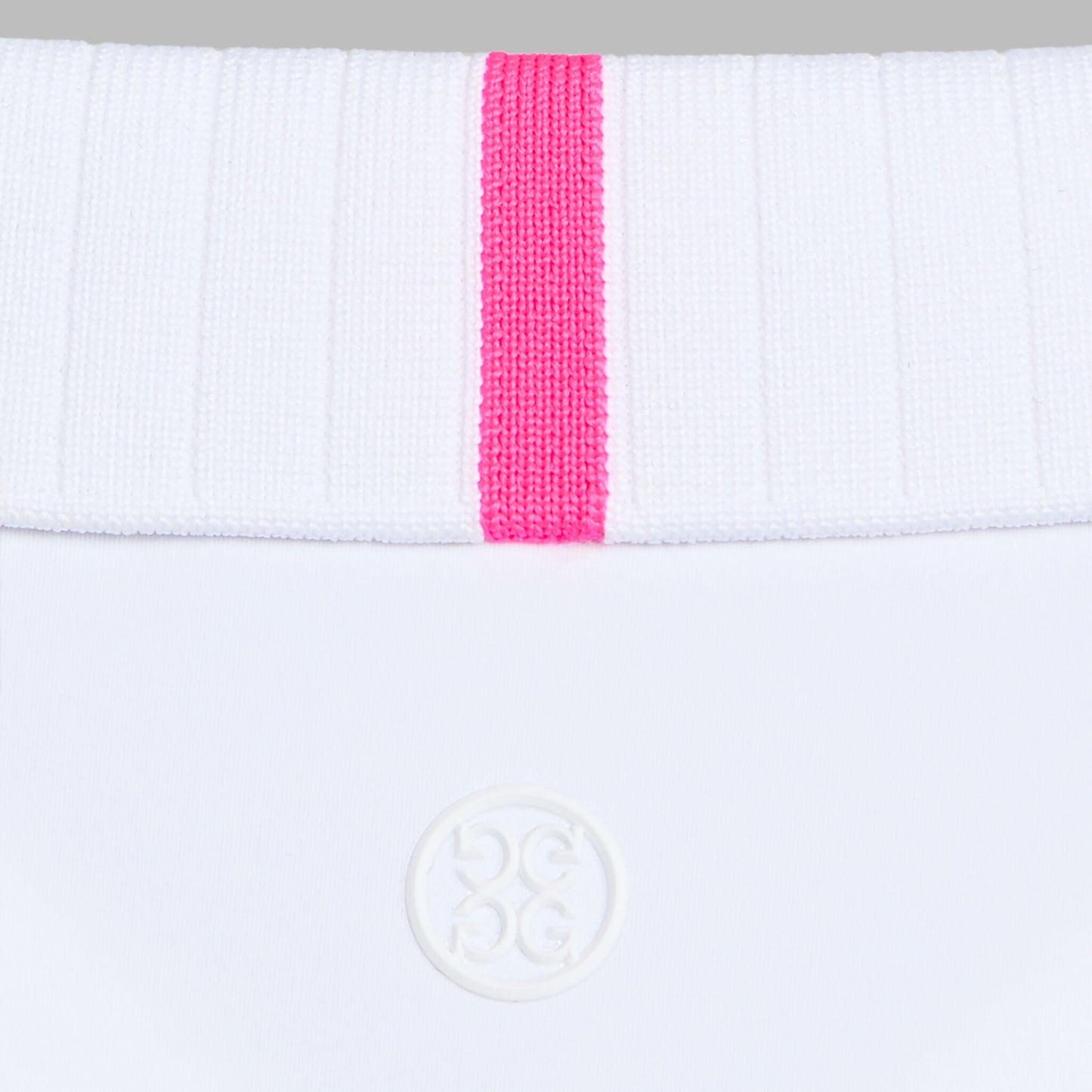G/FORE PLEATED COLLAR SILKY TECH NYLON SLEEVELESS POLO
