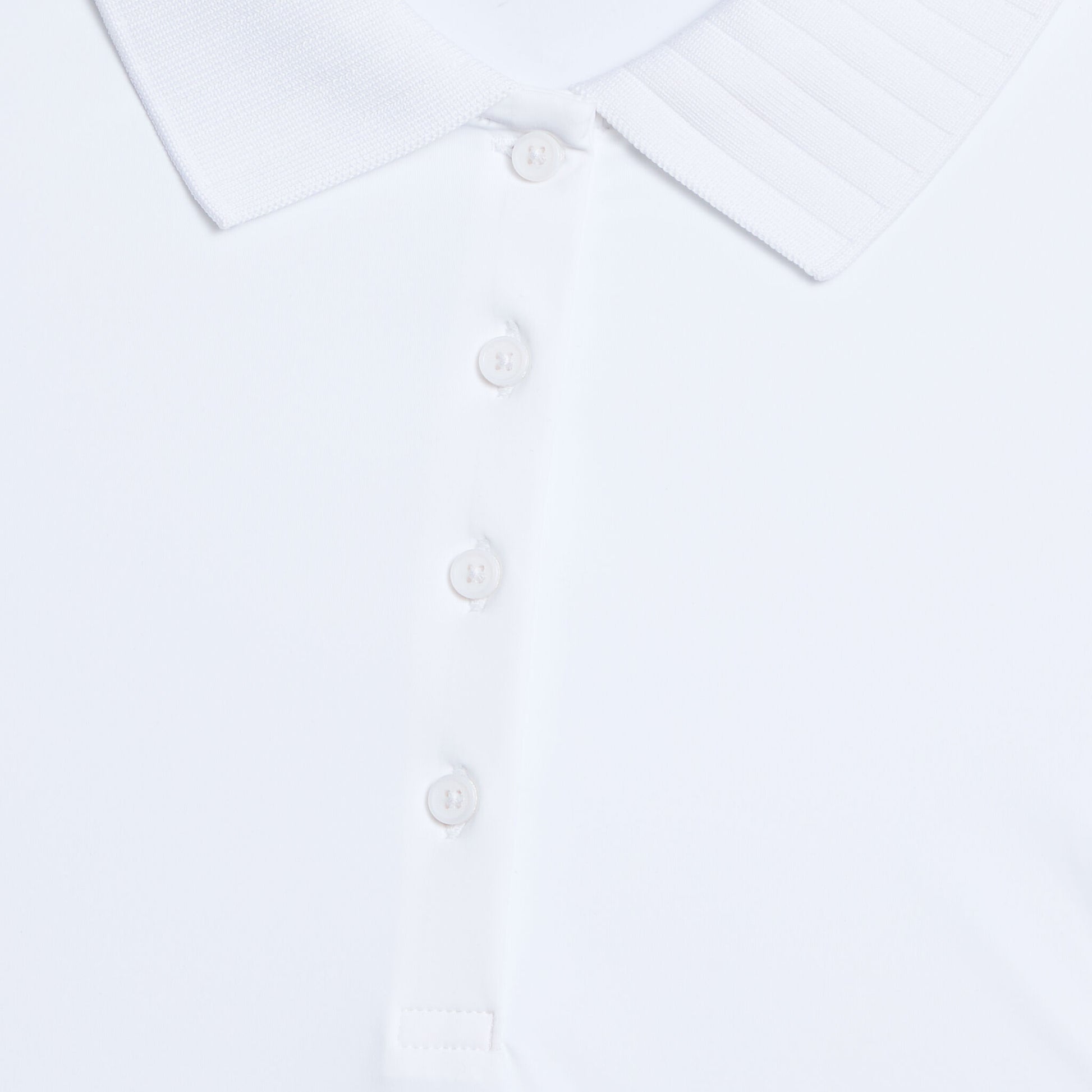 G/FORE PLEATED COLLAR SILKY TECH NYLON SLEEVELESS POLO