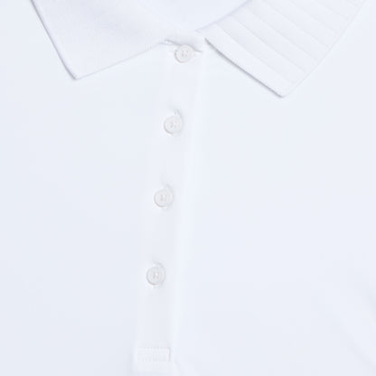 G/FORE PLEATED COLLAR SILKY TECH NYLON SLEEVELESS POLO