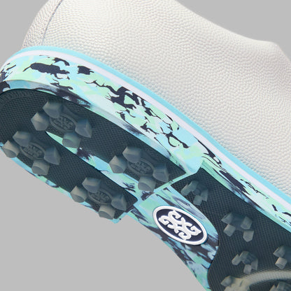 G/FORE GALLIVANTER CAMO SOLE LEATHER GOLF SHOE